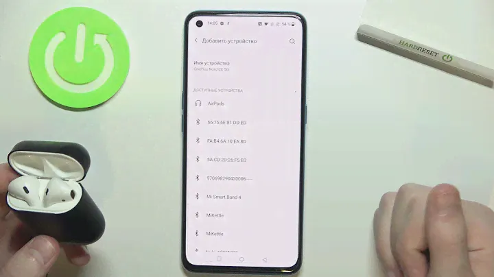 Как подключить устройство блютуз на ONEPLUS Nord CE 5G / Подключить нацшники ONEPLUS Nord CE 5G