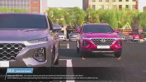 Системы безопасности Hyundai Santa Fe